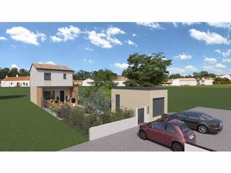 terrain avec maison neuve à vendre