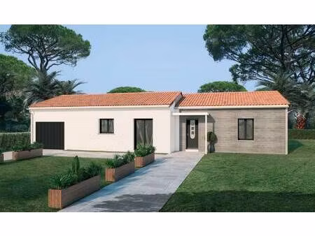 terrain avec maison neuve à vendre