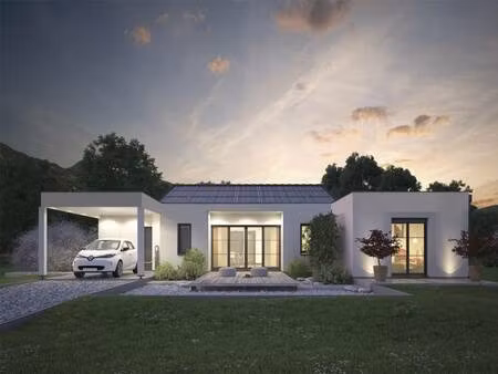 terrain avec maison neuve à vendre