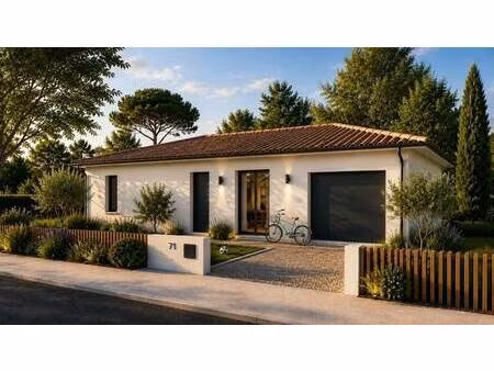 terrain avec maison neuve à vendre