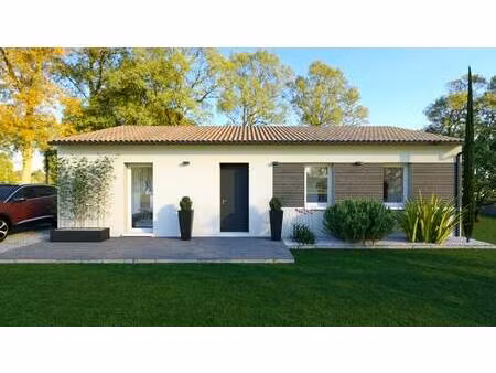 terrain avec maison neuve à vendre