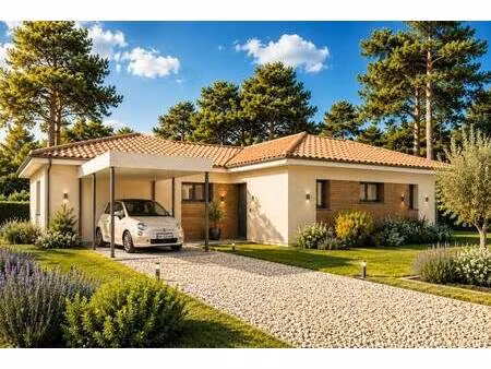 terrain avec maison neuve à vendre