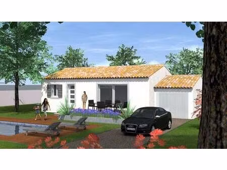 terrain avec maison neuve à vendre
