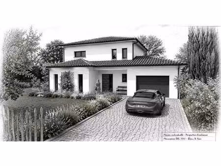 terrain avec maison neuve à vendre