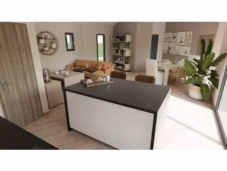 terrain avec maison neuve à vendre
