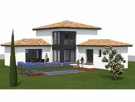 terrain avec maison neuve à vendre