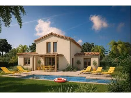 terrain avec maison neuve à vendre