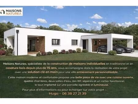 terrain avec maison neuve à vendre