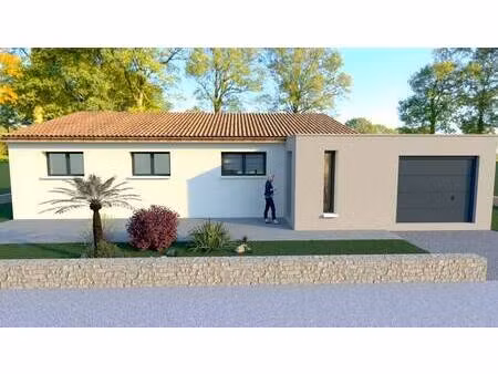 terrain avec maison neuve à vendre