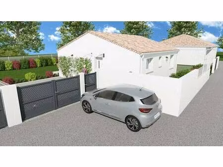 terrain avec maison neuve à vendre