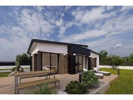 terrain avec maison neuve à vendre