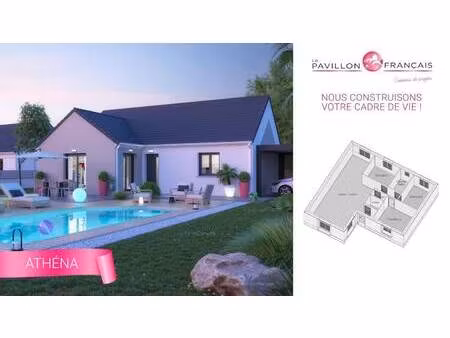 terrain avec maison neuve à vendre