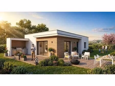 terrain avec maison neuve à vendre
