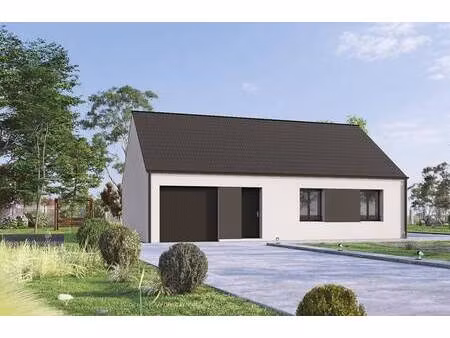 terrain avec maison neuve à vendre