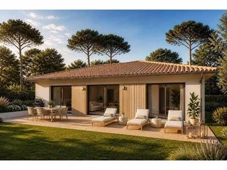 terrain avec maison neuve à vendre