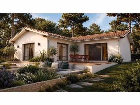 terrain avec maison neuve à vendre