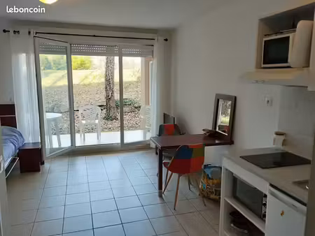 studio en rez de jardin