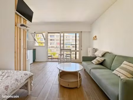 cannes quartier saint-nicolas / république – studio meublé refait à neuf avec terrasse – 2