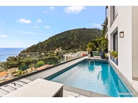 villa avec vue mer époustouflante avec piscine - eze bord de mer