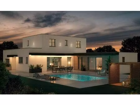 terrain avec maison neuve à vendre