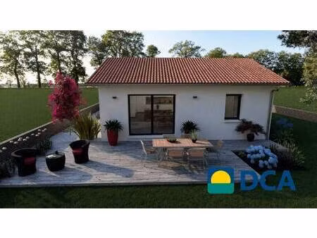 terrain avec maison neuve à vendre