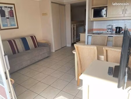 vds studio en multipropriété tout le mois d’août proche nice