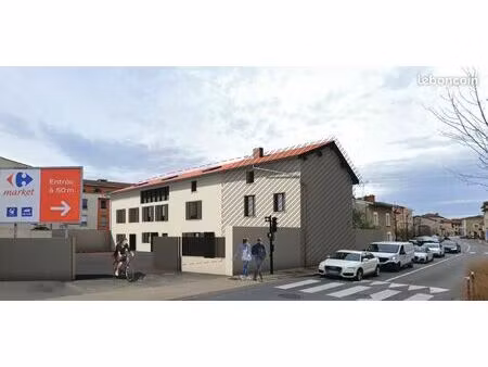triplex type 5 + jardin +cave centre genas