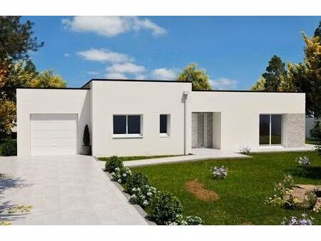 terrain avec maison neuve à vendre
