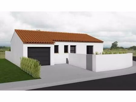 terrain avec maison neuve à vendre
