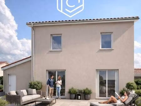 terrain avec maison neuve à vendre