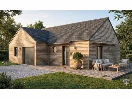 terrain avec maison neuve à vendre
