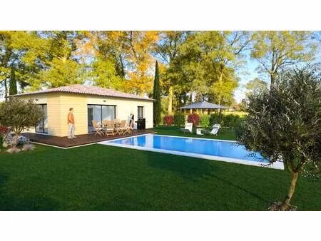 terrain avec maison neuve à vendre