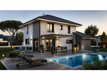terrain avec maison neuve à vendre