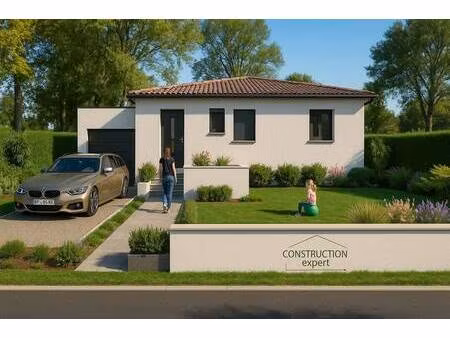 terrain avec maison neuve à vendre