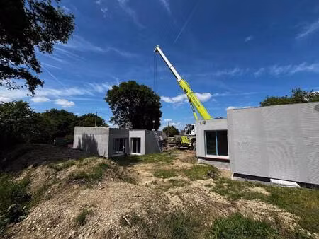 terrain avec maison neuve à vendre