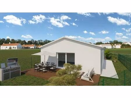 terrain avec maison neuve à vendre