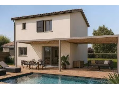 terrain avec maison neuve à vendre