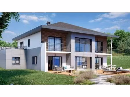 terrain avec maison neuve à vendre