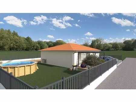terrain avec maison neuve à vendre