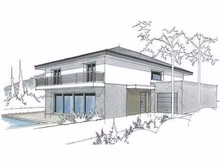 terrain avec maison neuve à vendre