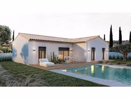 terrain avec maison neuve à vendre