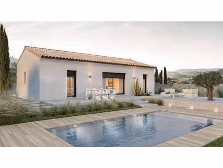 terrain avec maison neuve à vendre