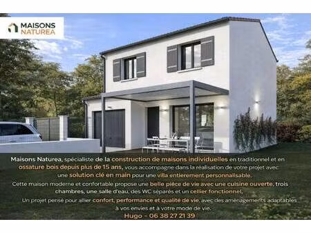 terrain avec maison neuve à vendre