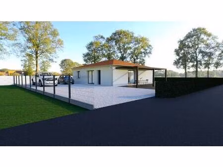 terrain avec maison neuve à vendre