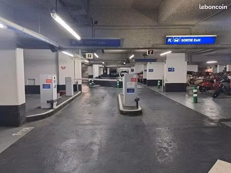 place de parking déjà louée  offrant des revenus immédiats