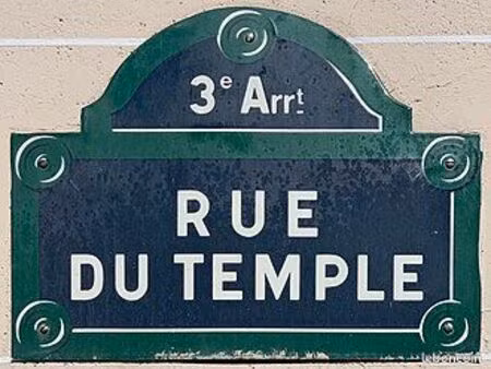 à céder – droit au bail rue du temple – paris 3ᵉ (le marais)