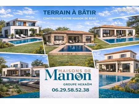 terrain 1 072 m² salernes