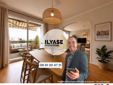 appartement t3 68m² | balcon | parking privatif