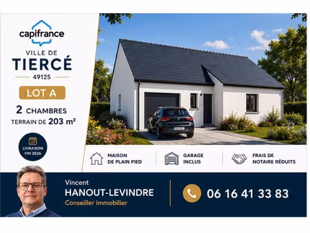 maison à vendre tierce 4 pièce(s) 75m2 221 500€