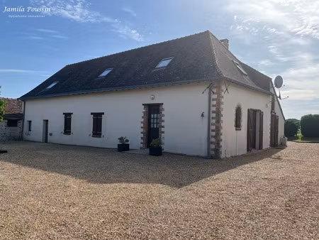 maison de campagne (137 m2 - 7 pièces) noyant-villages (49)